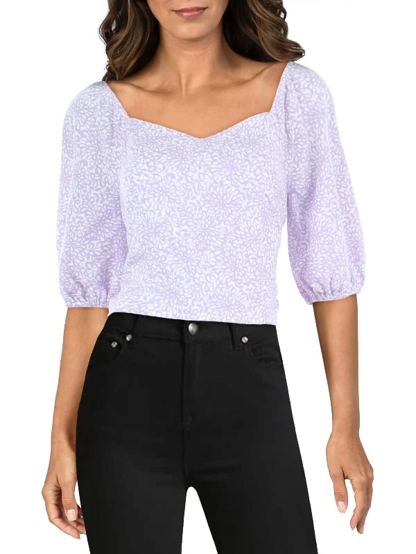Your Next Fashion Find Is On Sale Womens Square Neck Smocked Cropped