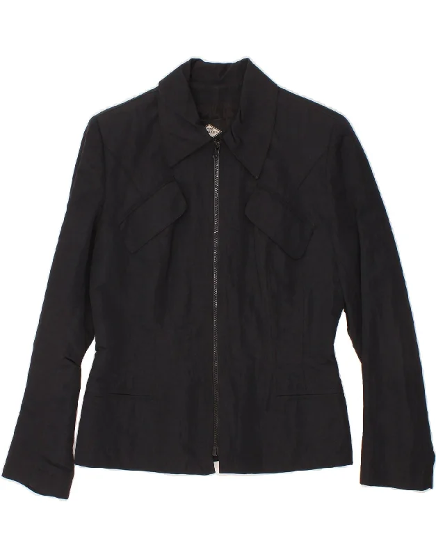 Clothing Online ATOS LOMBARDINI Womens Blazer Jacket IT 44 Medium  Black Polyamide