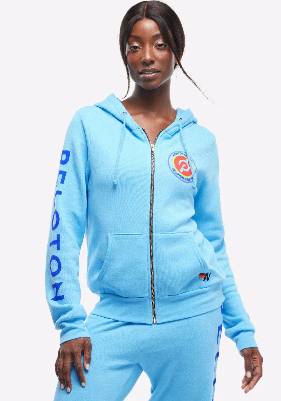 Style Steals You Don't Want To Miss Peloton x Aviator Nation Logo Zip Hoodie