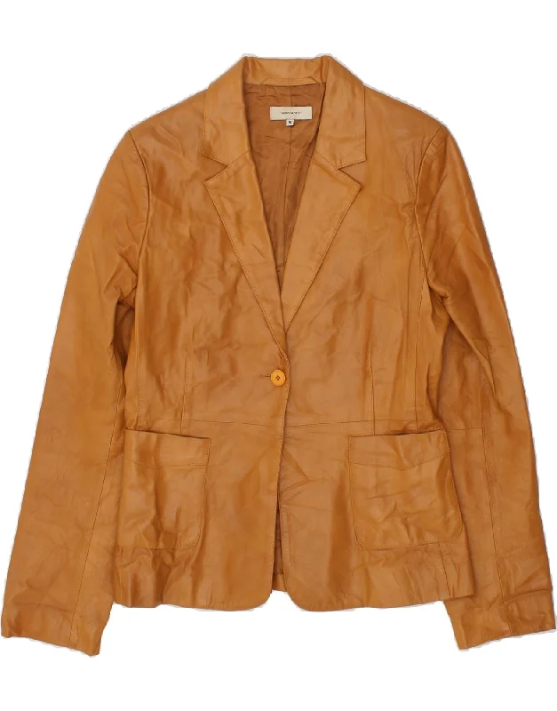 Online Boutique Stores VERO MODA Womens Leather 1 Button Blazer Jacket UK 12 Medium Brown Leather Online Boutique Stores VERO MODA Womens Leather 1 Button Blazer Jacket UK 12 Medium Brown Leather
