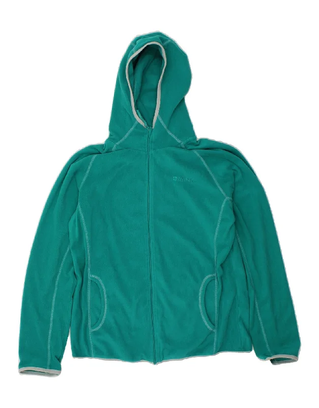 Women's Travel Outfit Set MOUNTAIN WAREHOUSE Womens Hooded Fleece Jacket UK 14 Large Turquoise