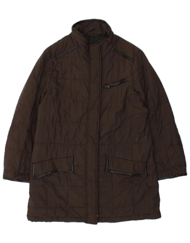 Timeless Women's Clothing MARLBORO CLASSICS Womens Padded Coat UK 18 XL Brown Polyester Timeless Women's Clothing MARLBORO CLASSICS Womens Padded Coat UK 18 XL Brown Polyester