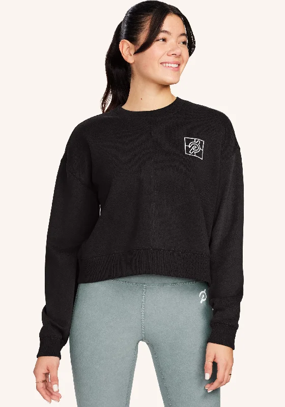 Your Exclusive Discount Awaits Soft French Terry Crop Pullover