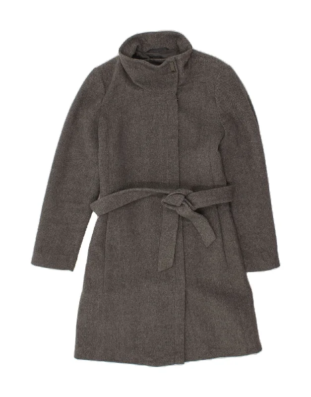 Women's Clothes ESPRIT Womens Overcoat UK 14 Medium Grey Cotton