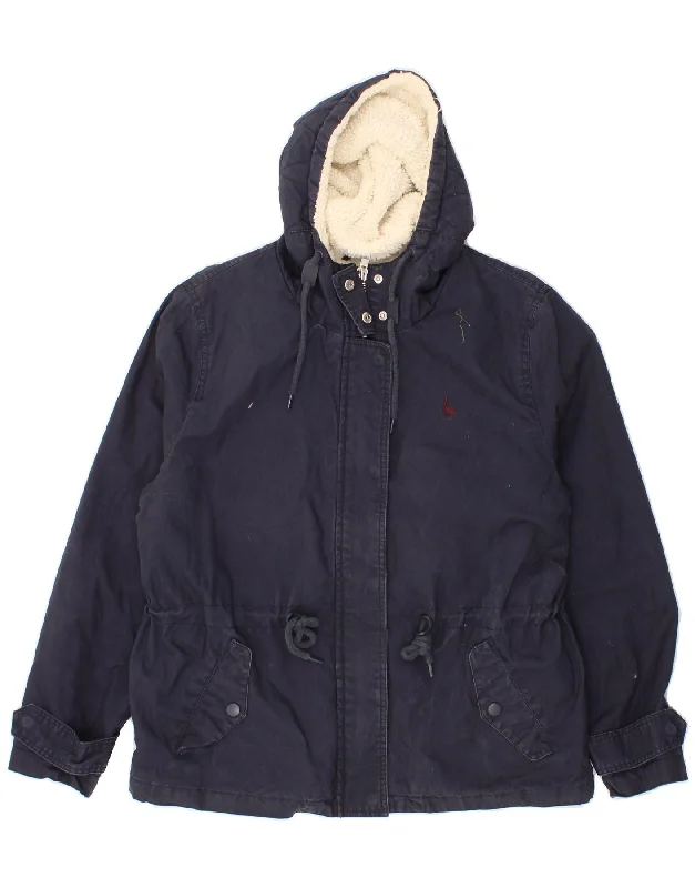 Fashion-forward Women's Clothing JACK WILLS Womens Hooded Windbreaker Jacket UK 14 Large Navy Blue Cotton Fashion-forward Women's Clothing JACK WILLS Womens Hooded Windbreaker Jacket UK 14 Large Navy Blue Cotton