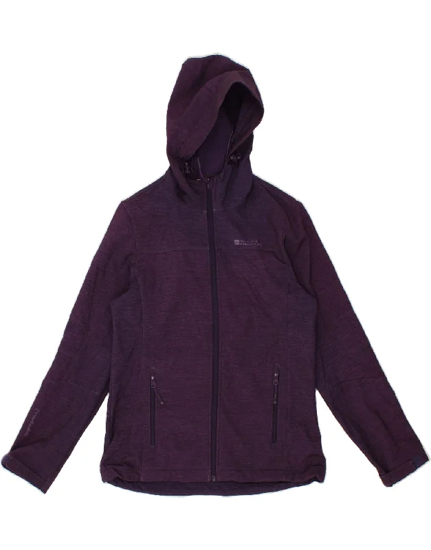 Best Clearance Sales Right Now MOUNTAIN WAREHOUSE Womens Hooded Windbreaker Jacket UK 12 Medium Purple