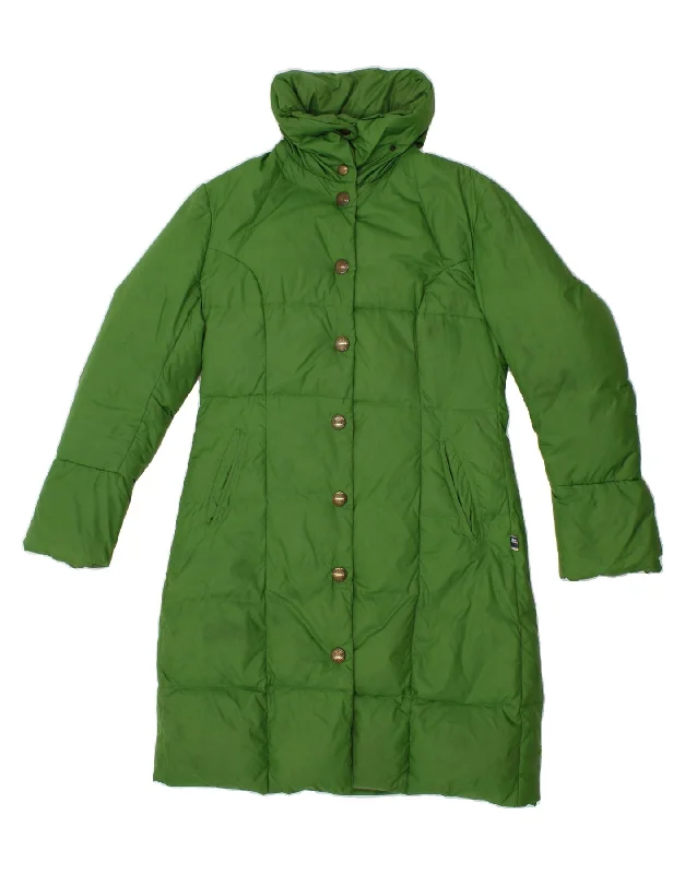Women's Relaxed Outfit JEAN PAUL GAULTIER Womens Padded Coat IT 44 Medium Green Polyamide Women's Relaxed Outfit JEAN PAUL GAULTIER Womens Padded Coat IT 44 Medium Green Polyamide