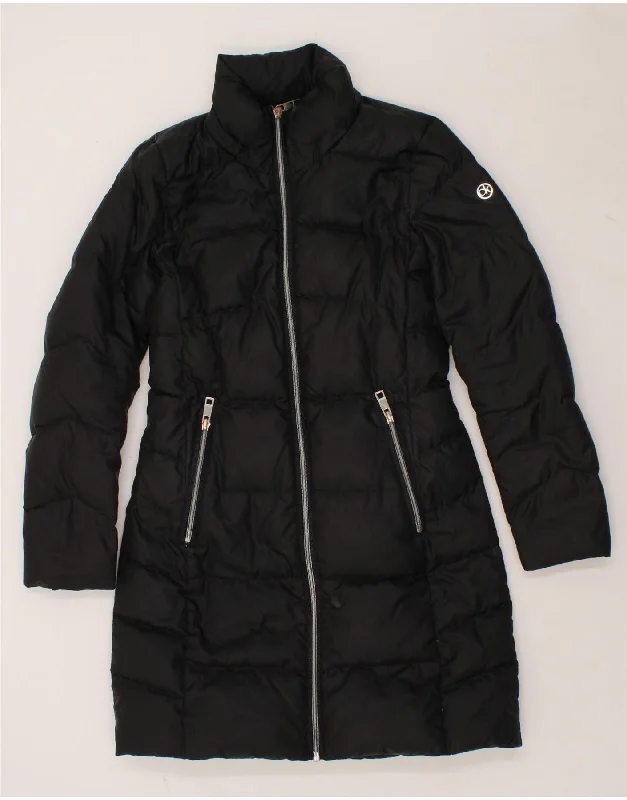 Chic Women's Clothing Online CALVIN KLEIN Womens Padded Coat UK 10 Small Black Polyester