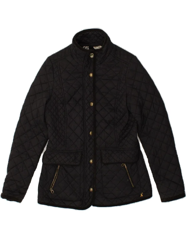 Women's Relaxed Outfit JOULES Womens Quilted Jacket UK 10 Small Black