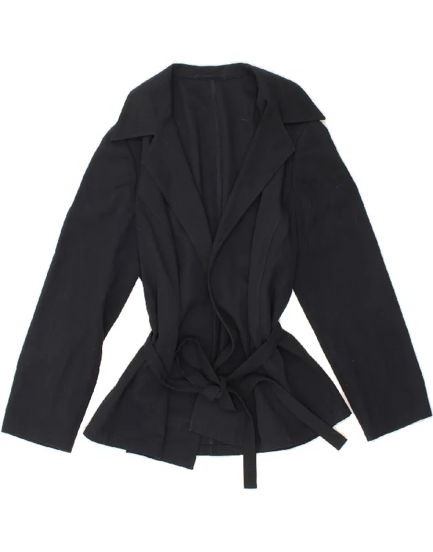 Women's Office Clothing MARELLA Womens Blazer Jacket UK 12 Medium Navy Blue