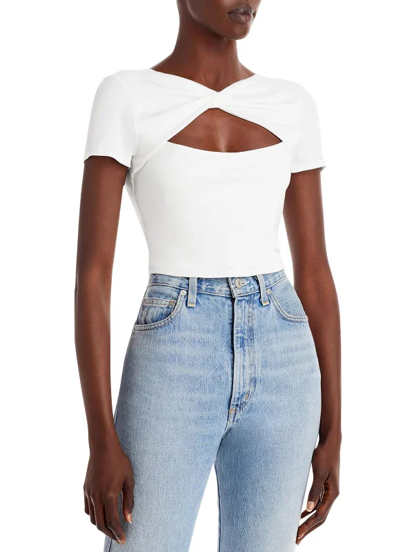 Get Ready For The Weekend With Big Savings Womens Crewneck Knit Cropped