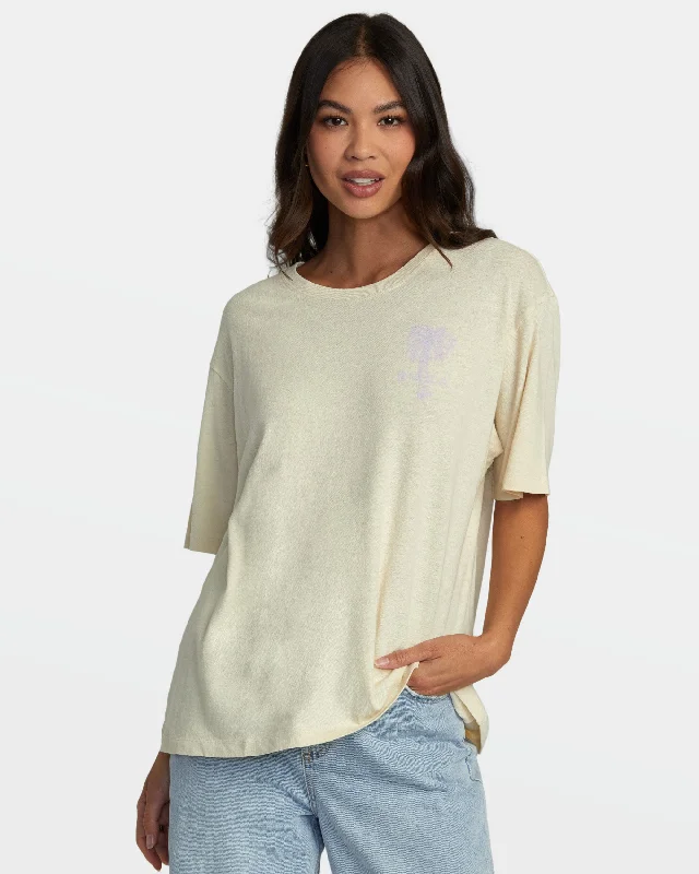 Don't Miss Out On These Must-Have Deals Pommier Palms Tee - Latte