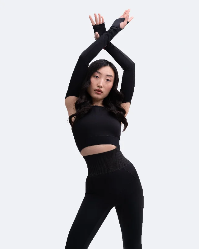 Exclusive Discounts Available Now Shoulder Cut-Out Crop Top