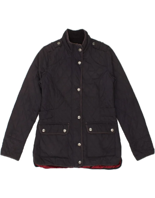 Trendy Athleisure Clothing For Women CREW CLOTHING Womens Quilted Jacket UK 10 Small Navy Blue Polyester Trendy Athleisure Clothing For Women CREW CLOTHING Womens Quilted Jacket UK 10 Small Navy Blue Polyester