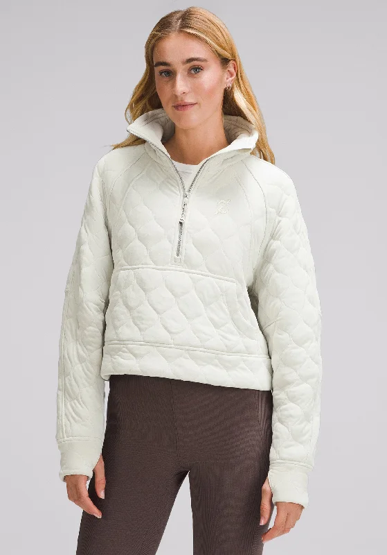 Time-Limited Deals – Shop This Weekend Scuba Oversized Quilted Half Zip