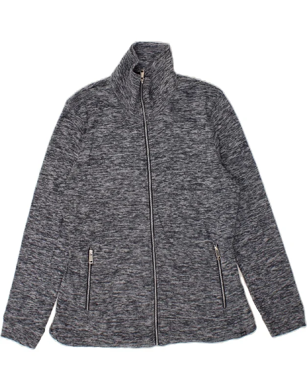 Flash Sale Online REGATTA Womens Fleece Jacket UK 14 Large  Grey Polyester