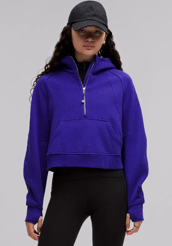 Hot Styles Scuba Oversized Half-Zip Hoodie