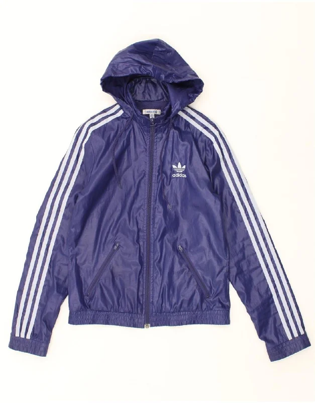 Women's Elegant Apparel ADIDAS Womens Hooded Rain Jacket EU 40 Medium Purple Polyester Women's Elegant Apparel ADIDAS Womens Hooded Rain Jacket EU 40 Medium Purple Polyester