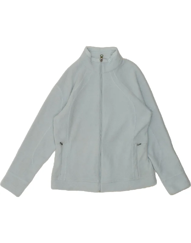 Formal Attire For Women COLUMBIA Womens Fleece Jacket UK 16 Large Blue Polyester