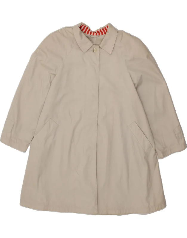 Affordable Online Boutique INCOM Womens Trench Coat IT 42 Medium Beige Cotton