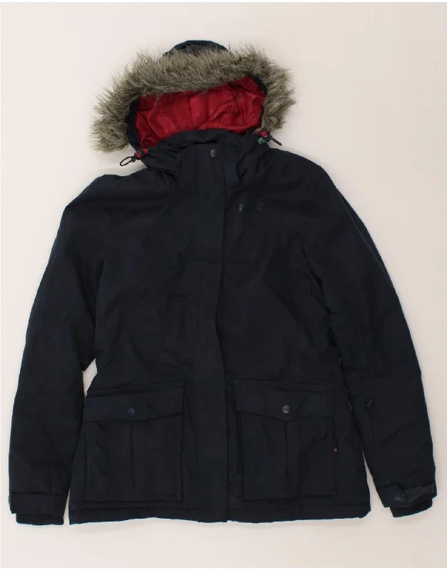 Stylish Dresses for Women MOUNTAIN WAREHOUSE Womens Hooded Windbreaker Jacket UK 10 Small  Navy Blue