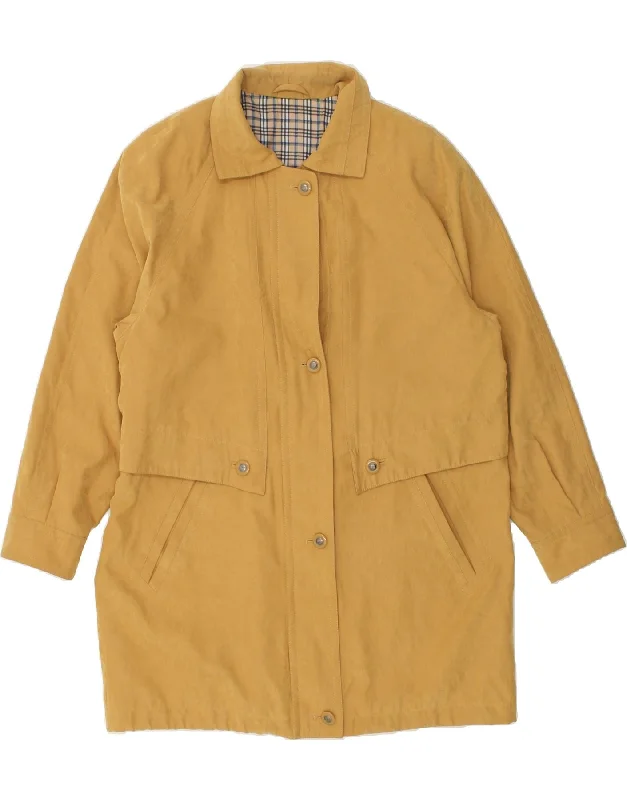 Vintage-Inspired Women's Apparel CANDA Womens Overcoat UK 12 Medium Beige Polyester