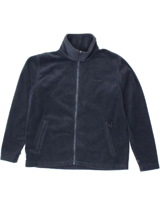 Outfits Ideas TRESPASS Womens Fleece Jacket UK 14 Large  Navy Blue Polyester