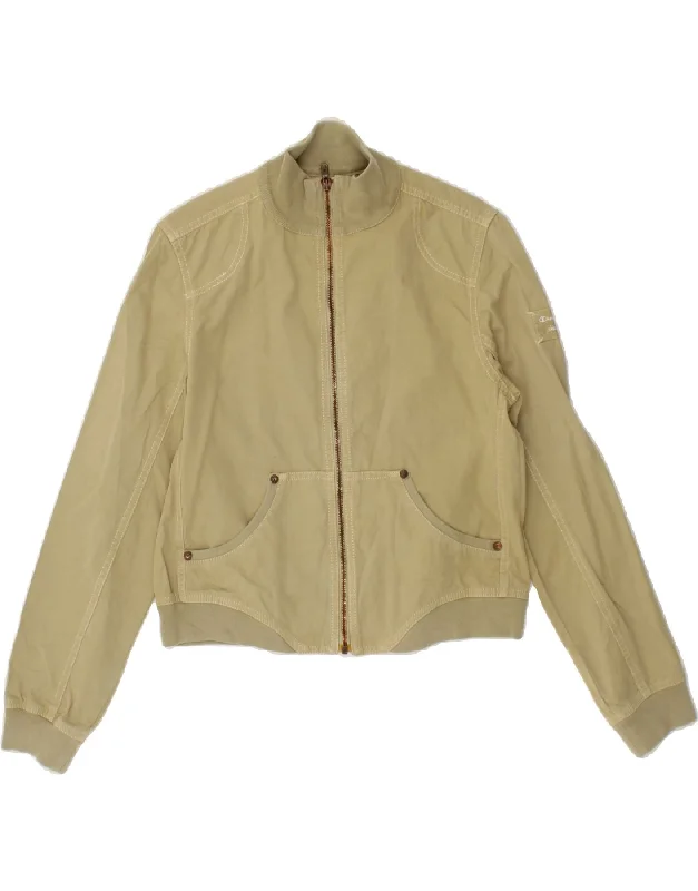 Women's Online Clothing Boutique CHAMPION Womens Bomber Jacket UK 14 Medium Khaki Cotton Women's Online Clothing Boutique CHAMPION Womens Bomber Jacket UK 14 Medium Khaki Cotton