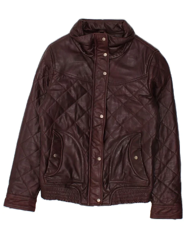 Women's Functional Outfit For Outdoor Activities LINDGRON Womens Bomber Leather Jacket EU 38 Medium Burgundy Leather Women's Functional Outfit For Outdoor Activities LINDGRON Womens Bomber Leather Jacket EU 38 Medium Burgundy Leather