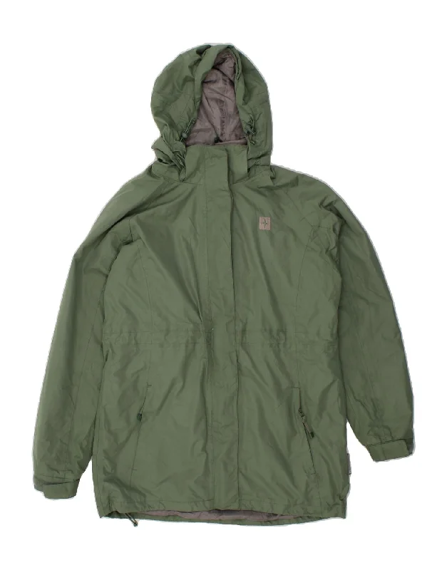 Charming Women's Outfit For Special Occasions MOUNTAIN WAREHOUSE Womens Hooded Rain Jacket UK 14 Large Green Polyester
