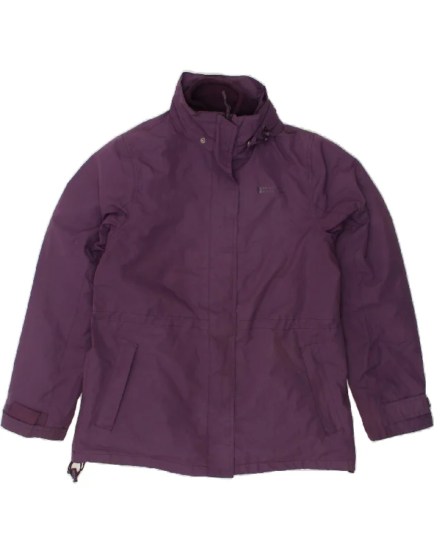 Women's Seasonal Clothes MOUNTAIN WAREHOUSE Womens Hooded Windbreaker Jacket UK 14 Large  Purple