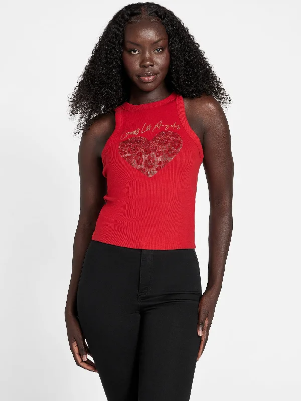 Limited Stock, Grab Yours Today Jesica Rhinestone Tank