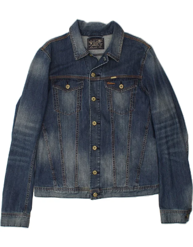 Women's Seasonal Attire DIESEL Womens Denim Jacket UK 18 XL Blue Cotton