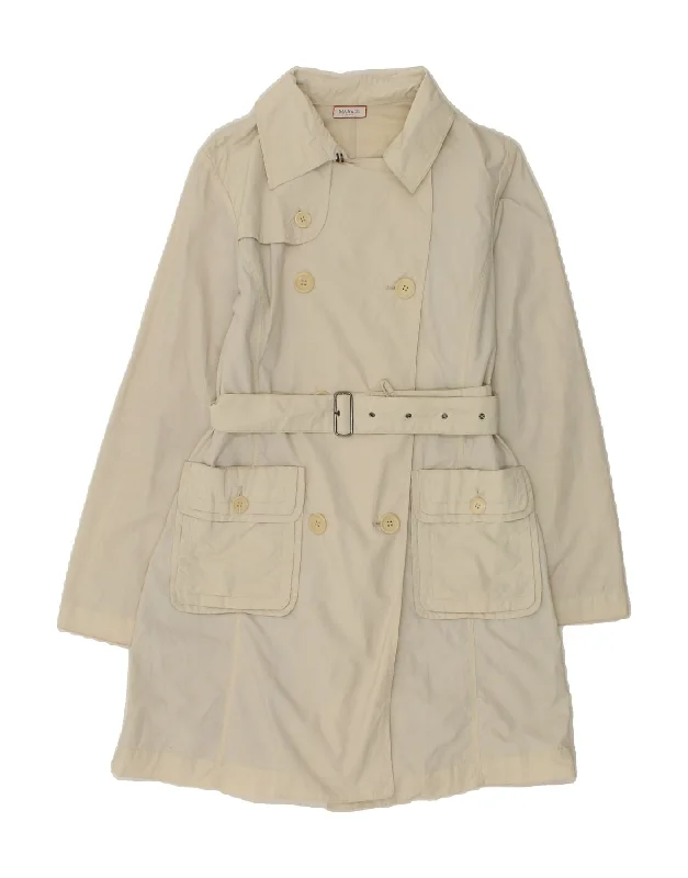 Women's Evening Wear MAX & CO. Womens Trench Coat UK 10 Small Beige Nylon