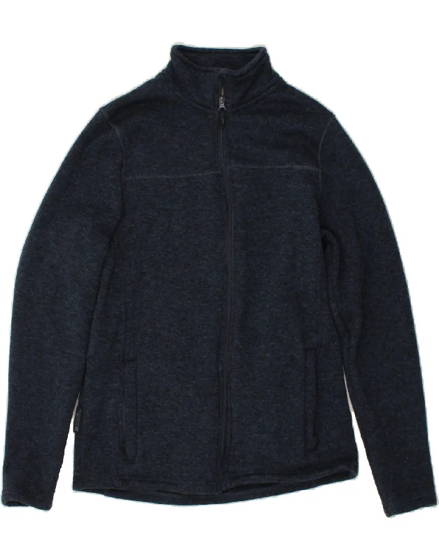 Plus Size Women Wear MOUNTAIN WAREHOUSE Womens Fleece Jacket UK 18 XL Navy Blue Flecked