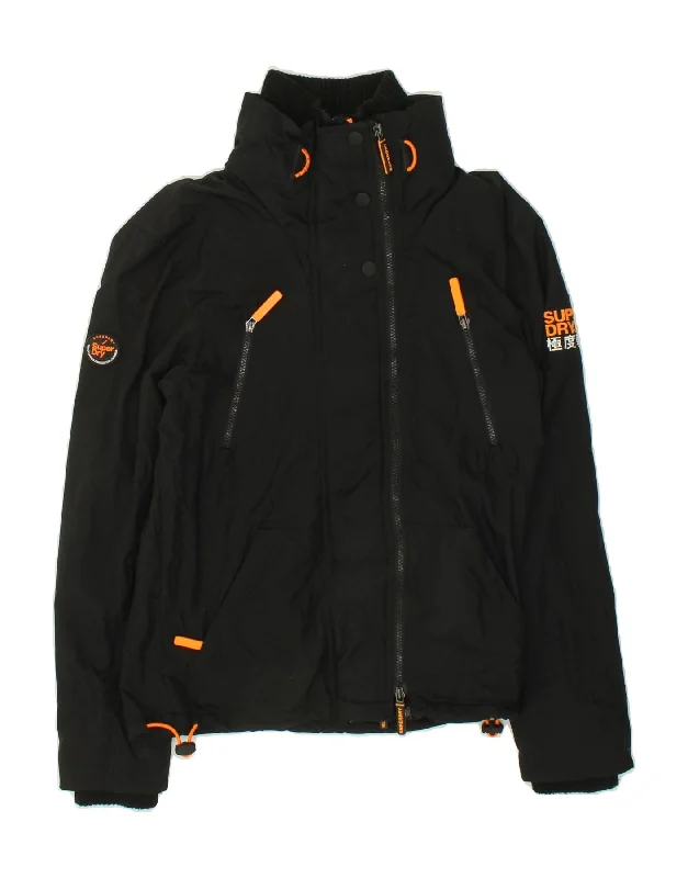 Women's Sporty Clothes SUPERDRY Womens Windattacker Longline Windbreaker Jacket UK 10 Small Black Women's Sporty Clothes SUPERDRY Womens Windattacker Longline Windbreaker Jacket UK 10 Small Black