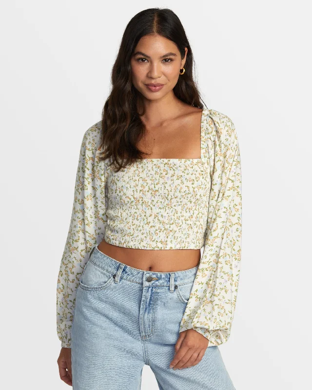 Flash Sale, Don't Miss Saint Top Long Sleeve Shirt - Cloud