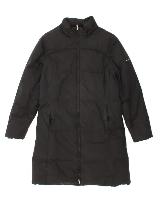 Online Boutiques CHAMPION Womens Padded Coat UK 10 Small Black Polyester