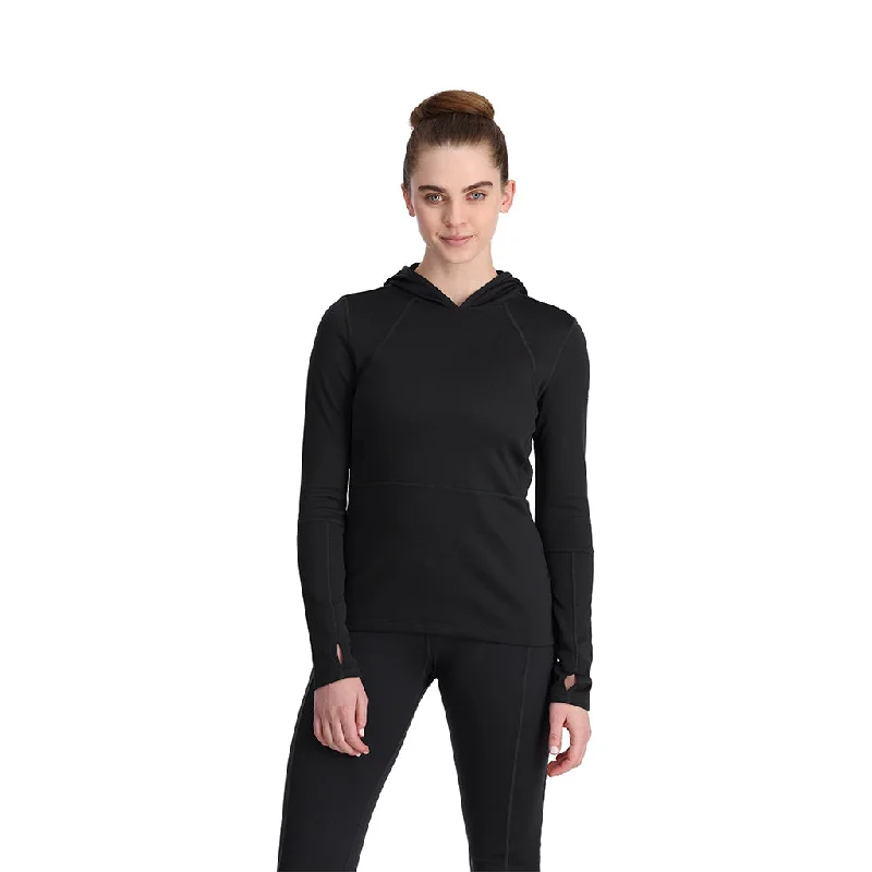 Embrace New Fashion Womens Charger Hoodie - Black