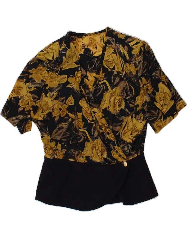 Women's Clothing With Trendy Designs VINTAGE Womens Short Sleeve 1 Button Blazer Jacket UK 16 Large Yellow Women's Clothing With Trendy Designs VINTAGE Womens Short Sleeve 1 Button Blazer Jacket UK 16 Large Yellow