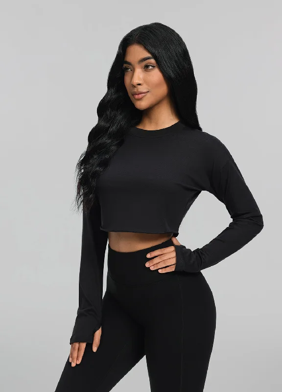 Classic Fashion, Modern Discounts Cropped Long Sleeve