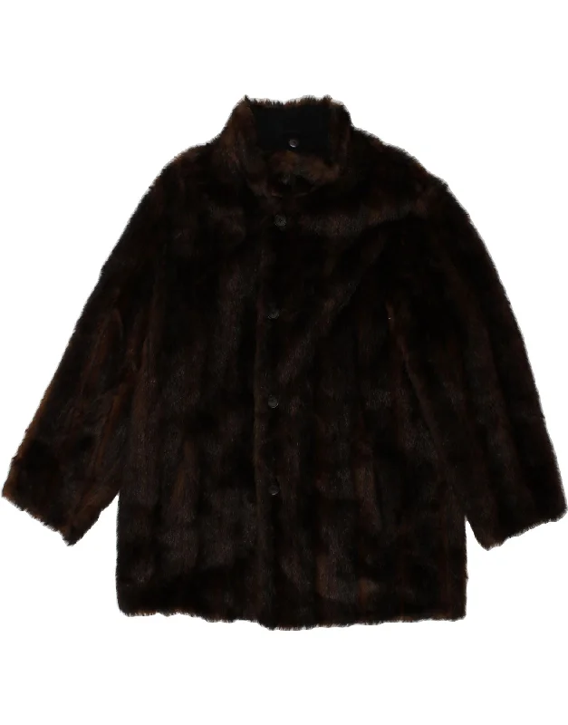 Women Online Clothing Boutiques VINTAGE Womens Faux Fur Overcoat UK 14 Large Brown Polyacrylic Women Online Clothing Boutiques VINTAGE Womens Faux Fur Overcoat UK 14 Large Brown Polyacrylic