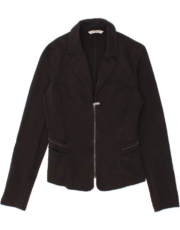 Women's Clothing PENNY BLACK Womens Blazer Jacket UK 8 Small  Black Cotton