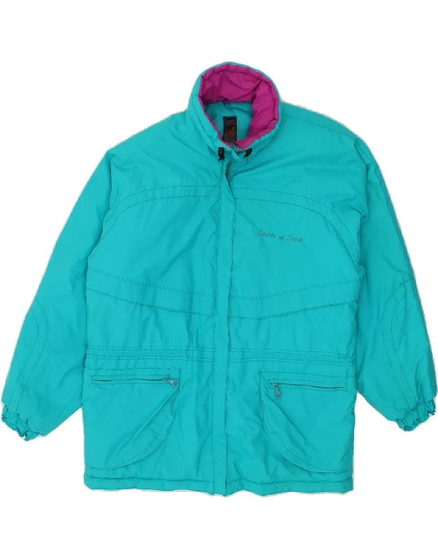 Women's Occasion Wear Clothing VINTAGE Womens Windbreaker Jacket UK 18 XL Blue