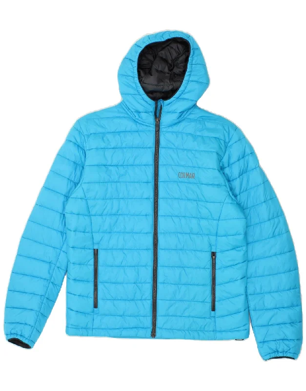 Affordable Fashion Clothing For Women COLMAR Womens Hooded Padded Jacket IT 50 XL Blue