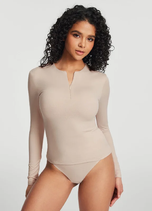 Must-Have Looks, Must-Get Deals Quarter Zip Long Sleeve Top