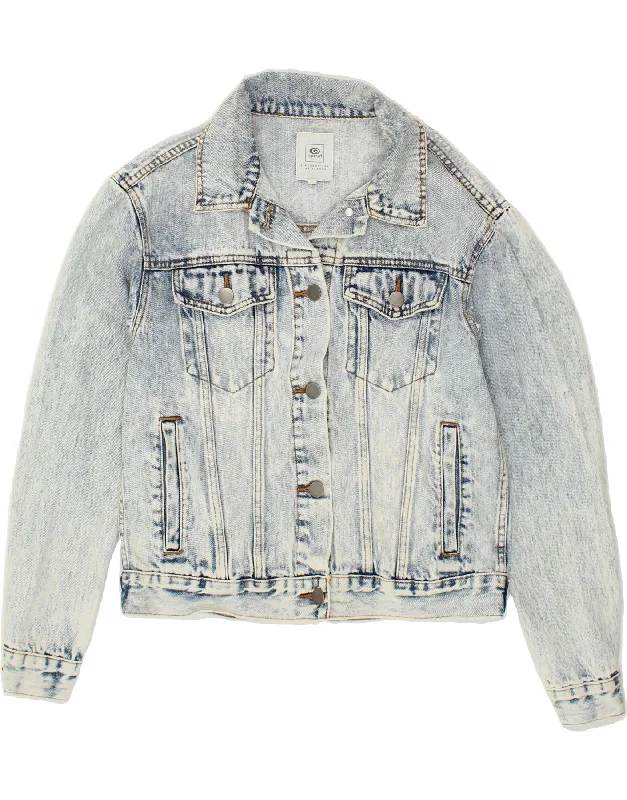 Discount Store RIP CURL Womens Denim Jacket UK 6 XS Blue Cotton
