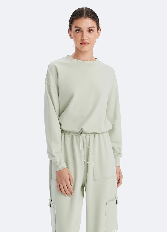 Flash Sales Cropped Sweatshirt with Drawstring