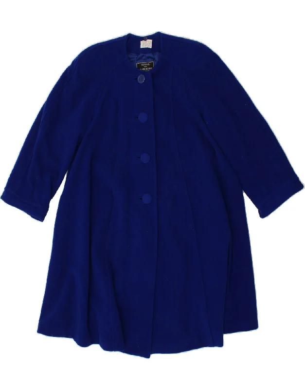 Women's Evening Wear Outfit MARIA GRAZIA SEVERI Womens Overcoat UK 14 Large Blue Wool Women's Evening Wear Outfit MARIA GRAZIA SEVERI Womens Overcoat UK 14 Large Blue Wool
