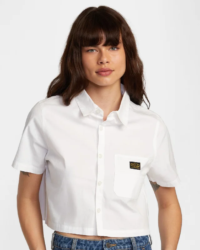 Best Sellers Dayshift Short Sleeve Shirt - Whisper White